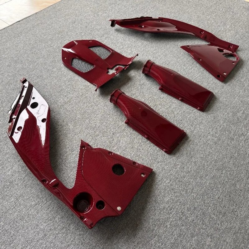 OEM Style Red Dry Carbon Fiber Body Kit for 812 Upgrade, Automotive Parts Engine Hood